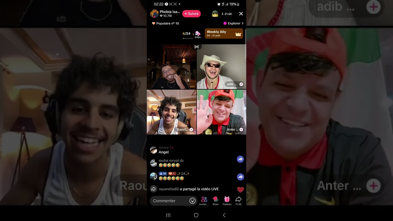 شاهد فوبيا واديب يحرشو بعنتر تشبع ضحك  مع رؤوف 😂