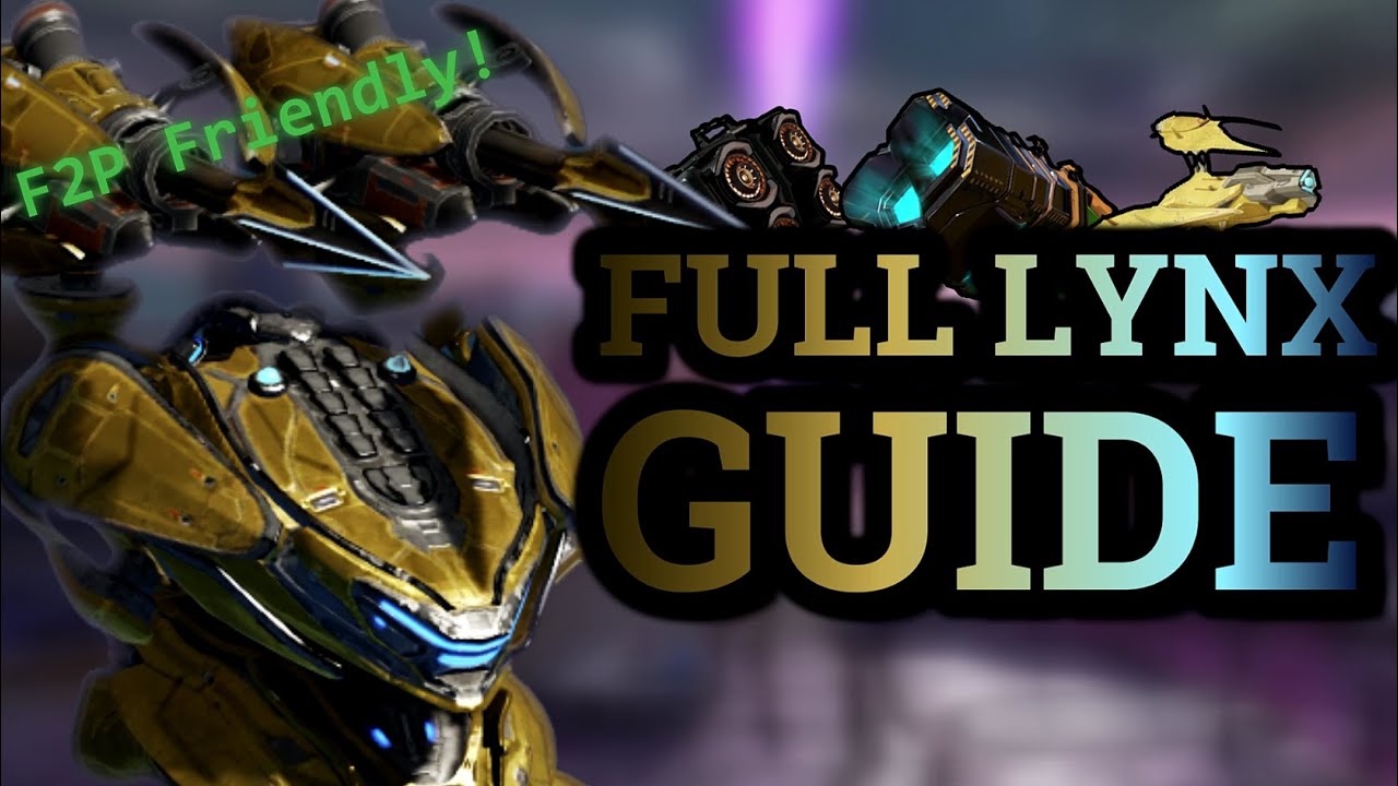 How To Build YOUR LYNX! (Lynx Guide) (War Robots) -New