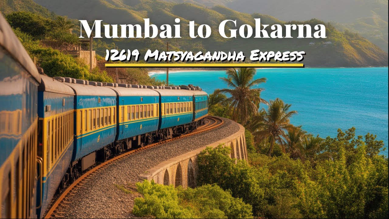 Mumbai to Gokarna by Train | Matsyagandha Express Full Journey | Konkan Railway