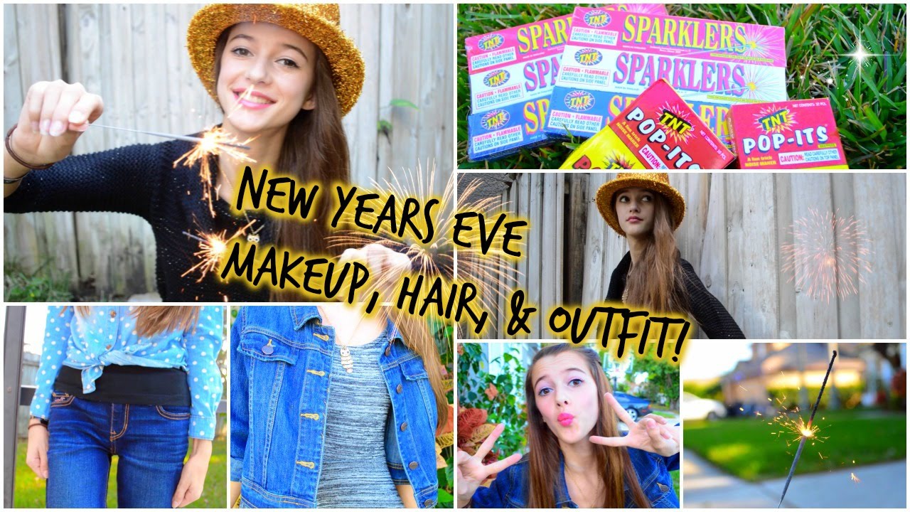 New Years Eve, Makeup, Hair, & Outfit!!! ♡ 2014!!! | Tatiana Boyd