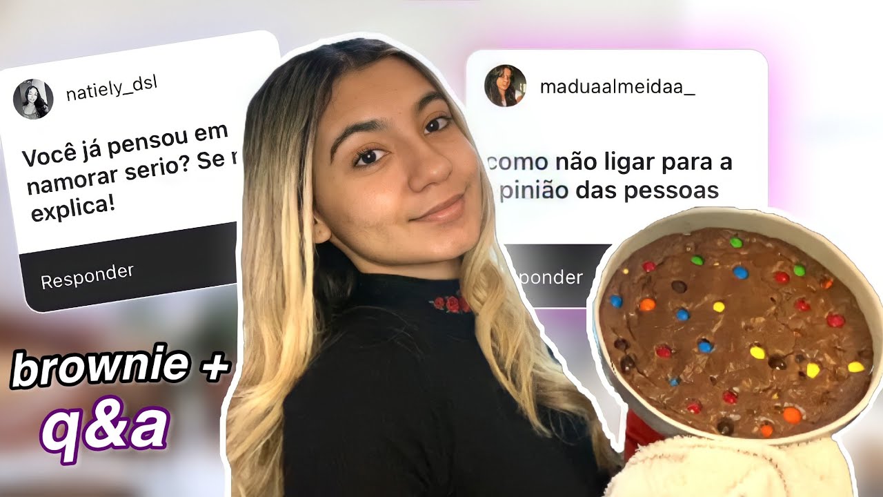 COOK WITH ME - brownie + q&a 🍪