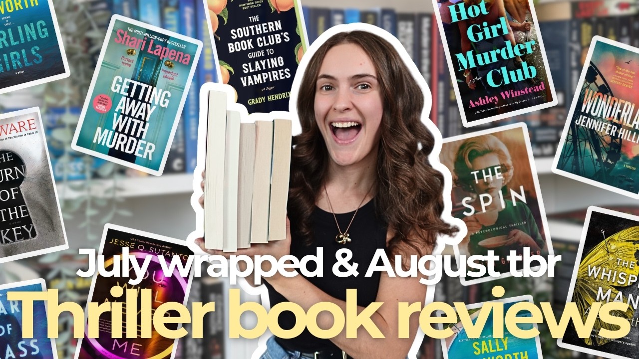 ШОКИРУЮЩИЕ триллеры, которые я прочитала в июле (+ планы на август) ✨🥥☀️ | booktube