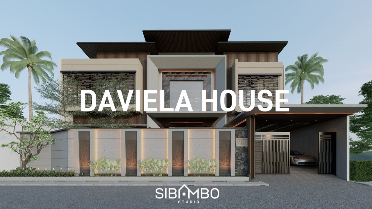 Desain Rumah Modern Kontemporer di Lahan 20 x 27 m2 | Cerita Rumah: Daviela House