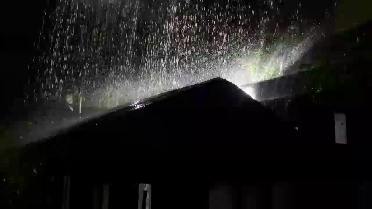 ASMR Rain on Tin Roof at Night | Fall Asleep Fast