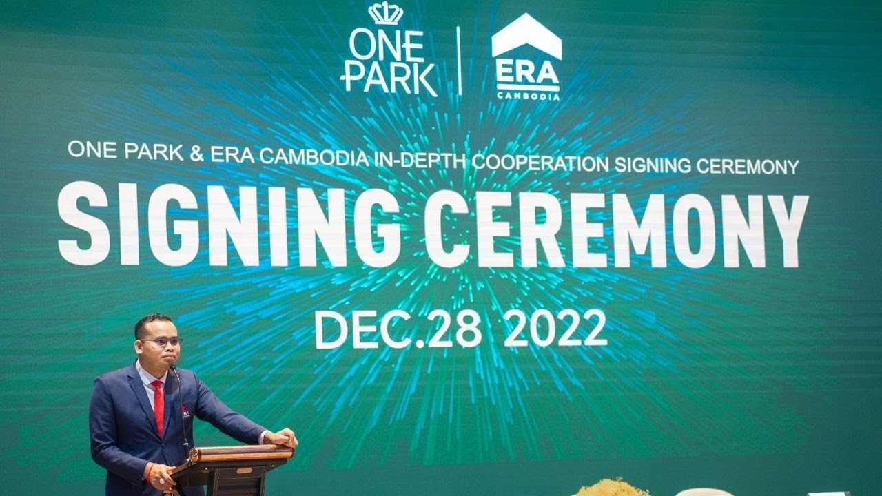 One Park & ERA Cambodia MOU Signing Ceremony🤝