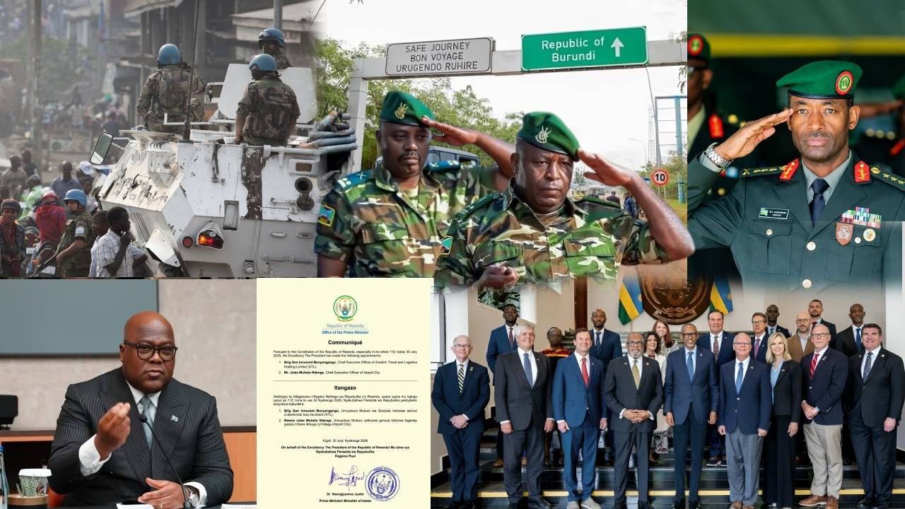 AZINDUTSE LE 31/7/2026 IBARA RIRAGUYE KUMIPAKA,NEVA ASHOTOYE URWANDA,RDF YIYIZIYE,M23 IHANNYE FATSHI