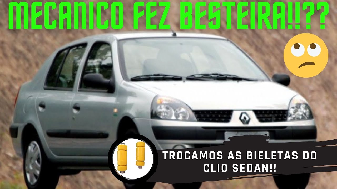 ✅🇧🇷troca das bieletas do clio sedan - passo a passo muito facil!🇧🇷✅
