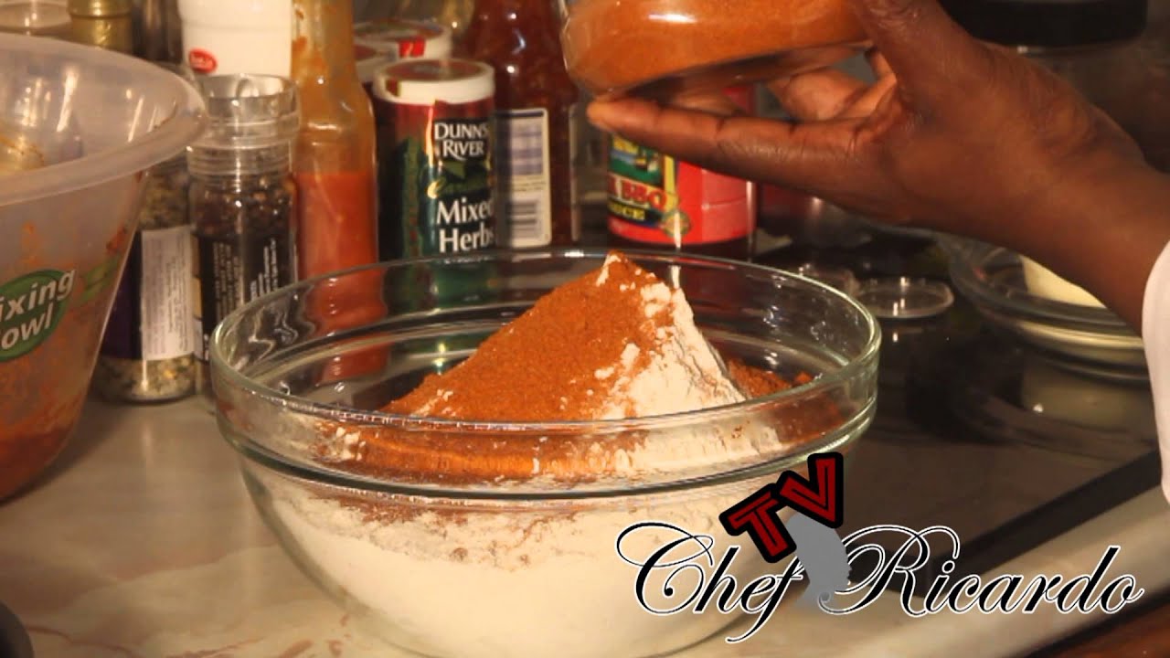 Caribbean French Fried Chicken Recipe | Chef Ricardo Cooking