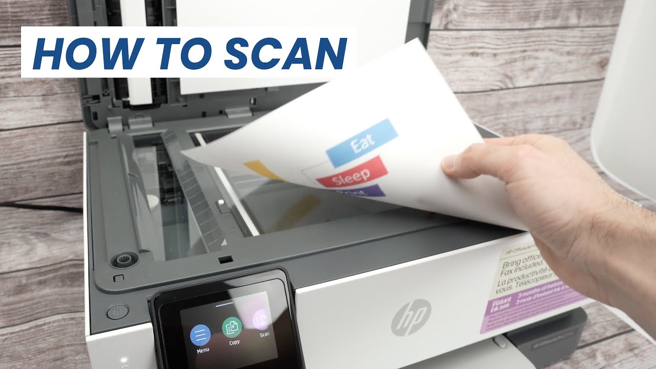 Как сканировать с помощью HP OfficeJet Pro 8135e, 8139e, 8132e, 8134e, 8138e, 9125e, 8130e