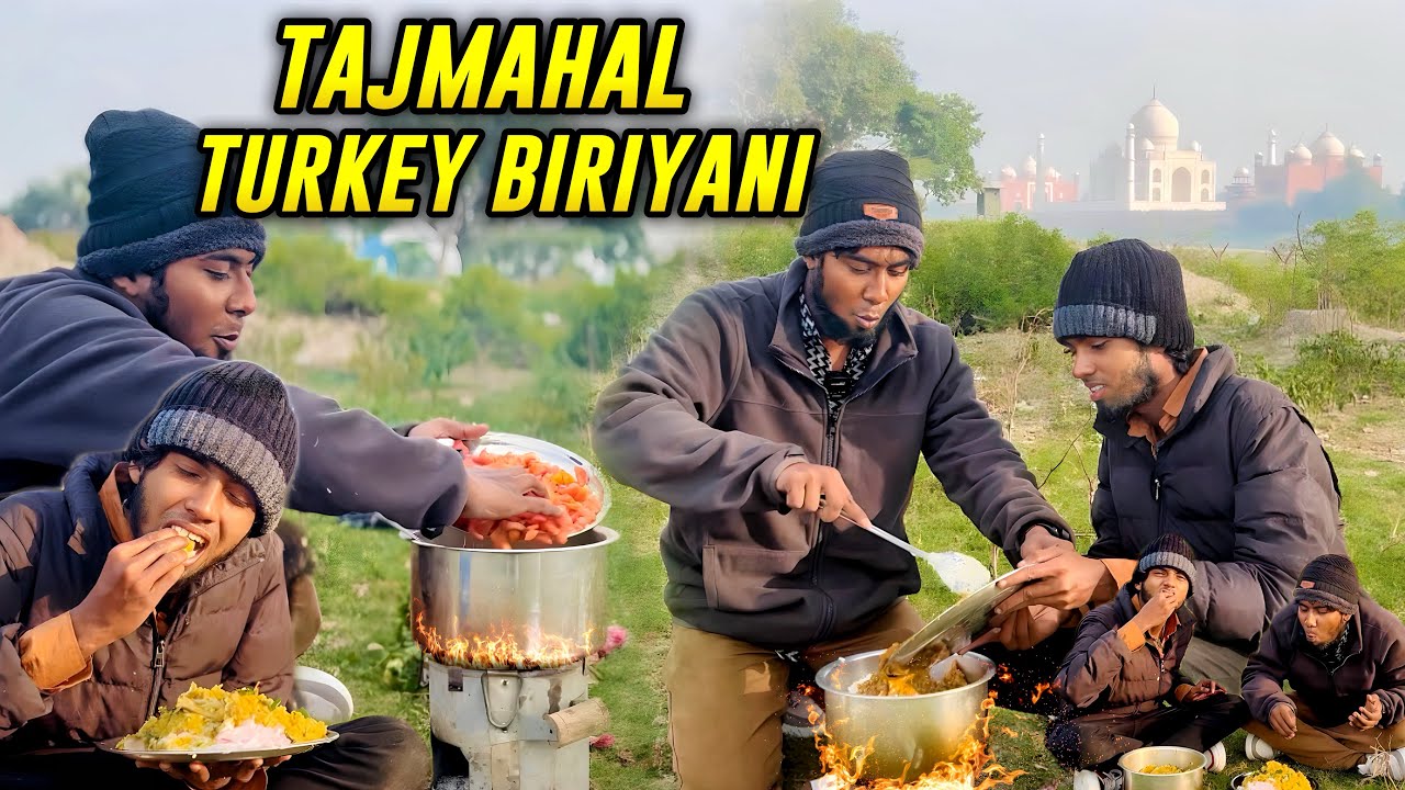 Shajahan க்கு புடிச்ச பிரியாணி Tajmahal ல செஞ்சோம் | Turkey Biriyani