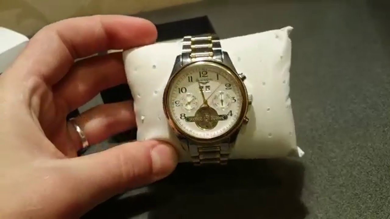 Механические часы GUANQIN Test стекла aliexpress (Mechanical watches GUANQIN glass test
