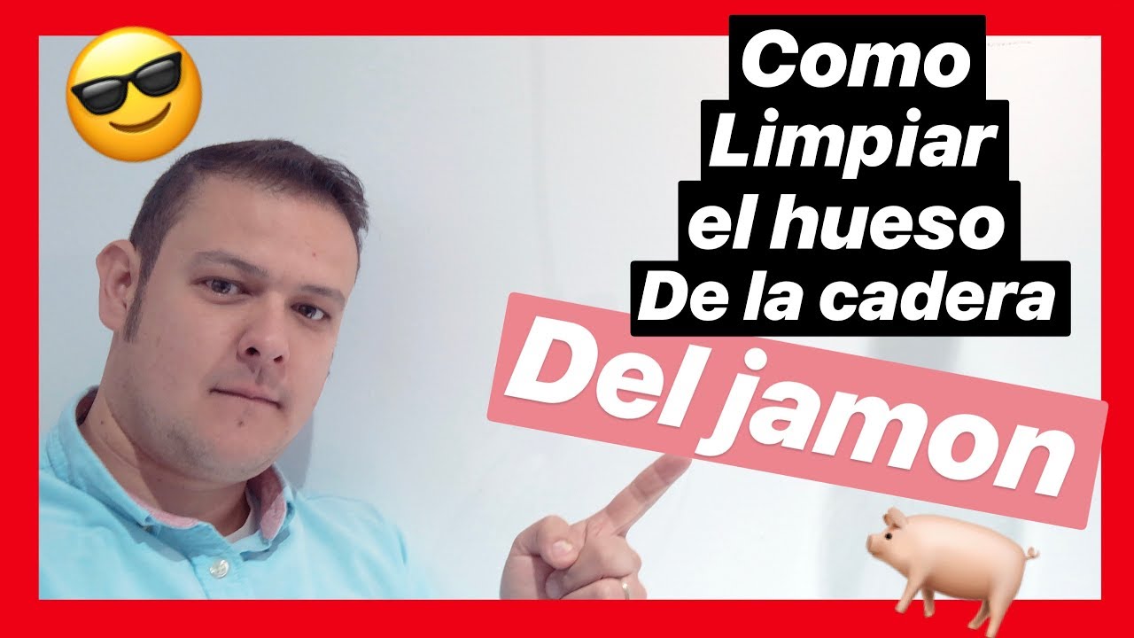 👍COMO LIMPIAR el HUESO de la cadera de un JAMON🐷🐷🐷