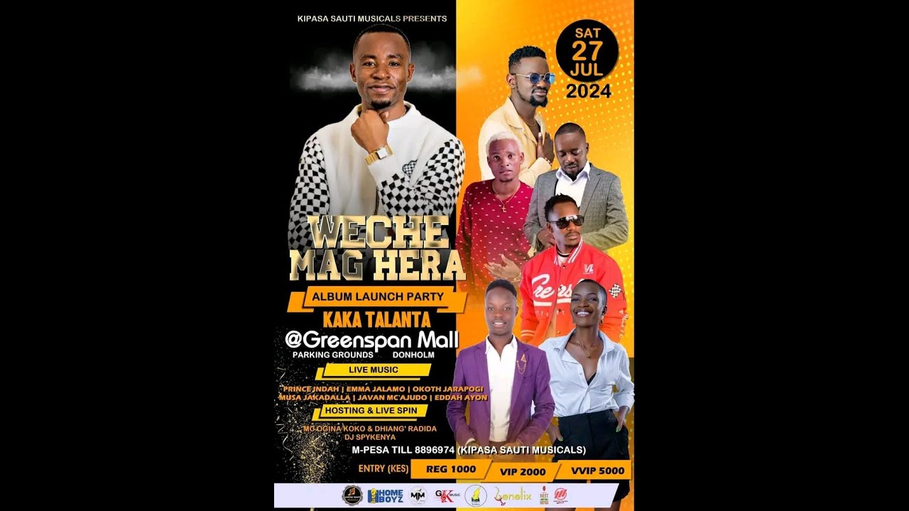 WECHE MAG HERA - ALBUM LAUNCH | KAKA TALANTA