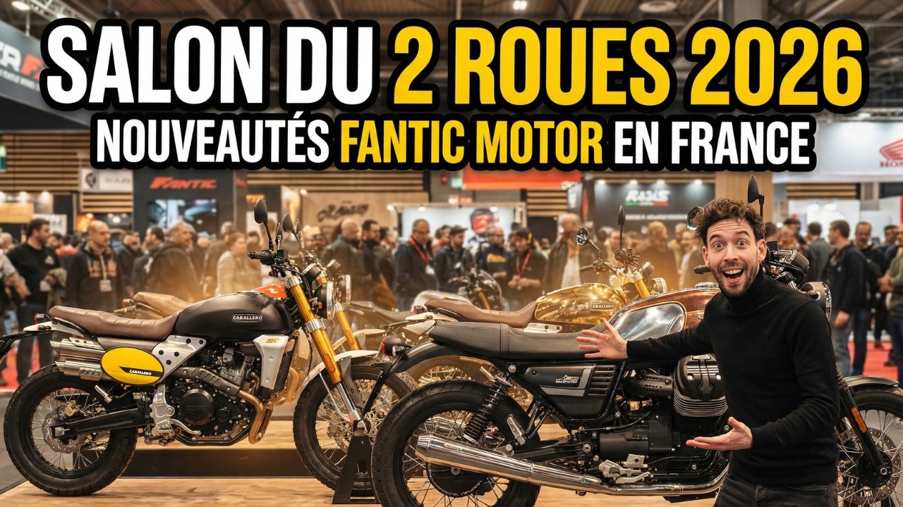 Fantic Motor 2026 : les nouveautés du stand au Salon du 2 Roues de Lyon