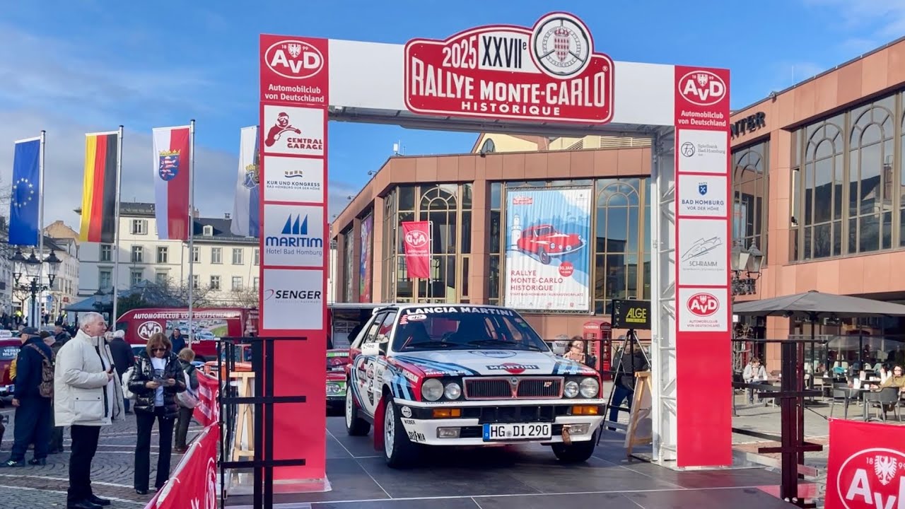 Rallye Monte Carlo Historique 2025 - Der Start in Bad Homburg