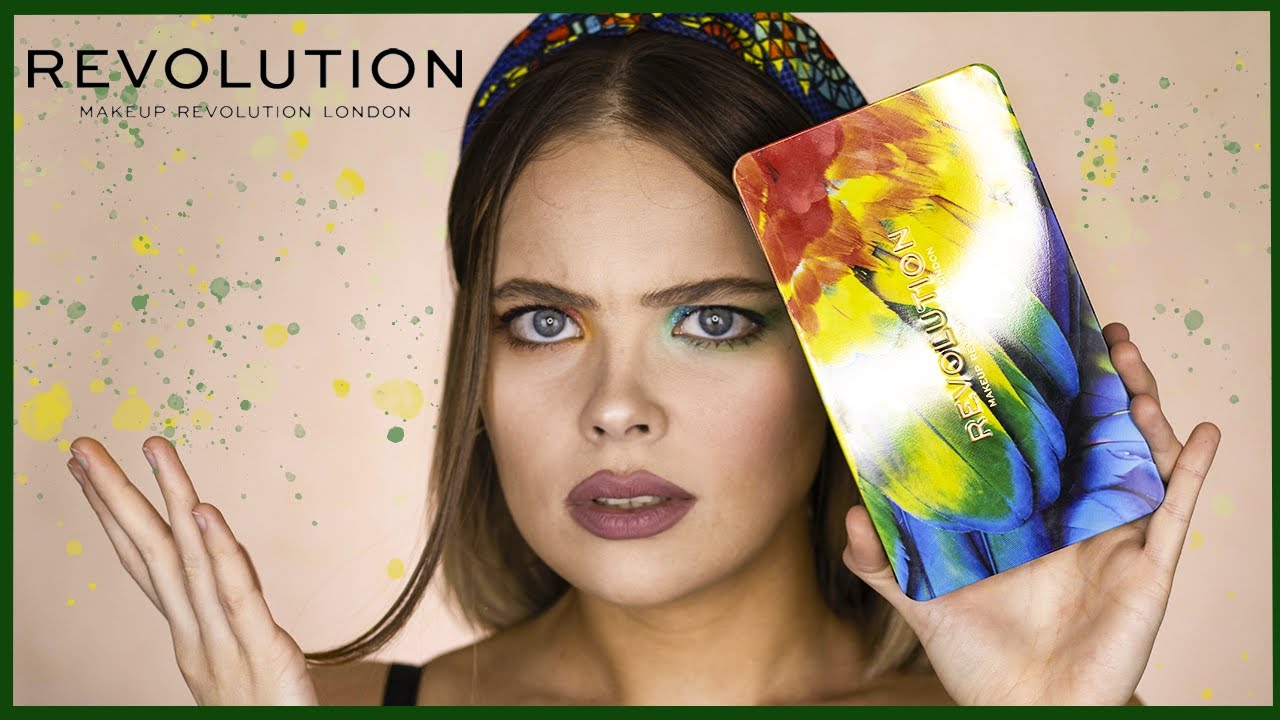 БЮДЖЕТНАЯ ПАЛЕТКА ТЕНЕЙ | обзор MAKEUP REVOLUTION Forever Flawless Bird of Paradise