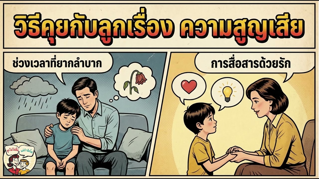 วิธีคุยกับลูกเรื่อง ความสูญเสีย | ลูกไม่ได้ดื้อ แค่กำลังโต