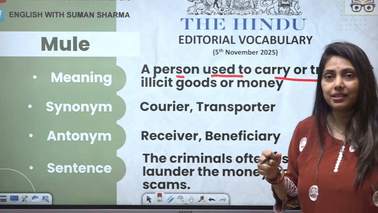 Editorial Analysis | 6th November, 2025 | Vocab, Grammar, Reading, Skimming | Suman Sharma