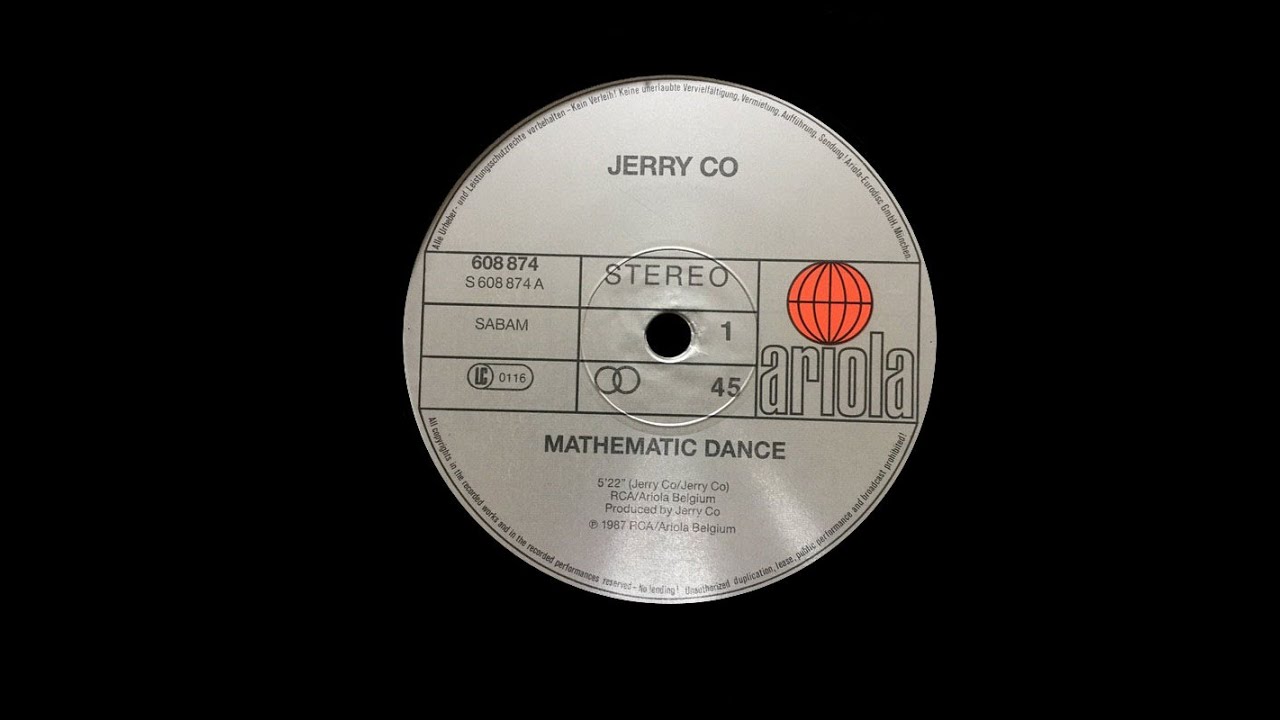Jerry Co - Mathematic Dance [HQSound][ITALO-DISCO][1987]