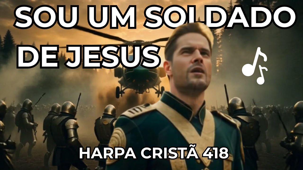 ⚔️ SOU UM SOLDADO DE JESUS | HARPA CRISTÃ 418 (Versão Rock Metal)