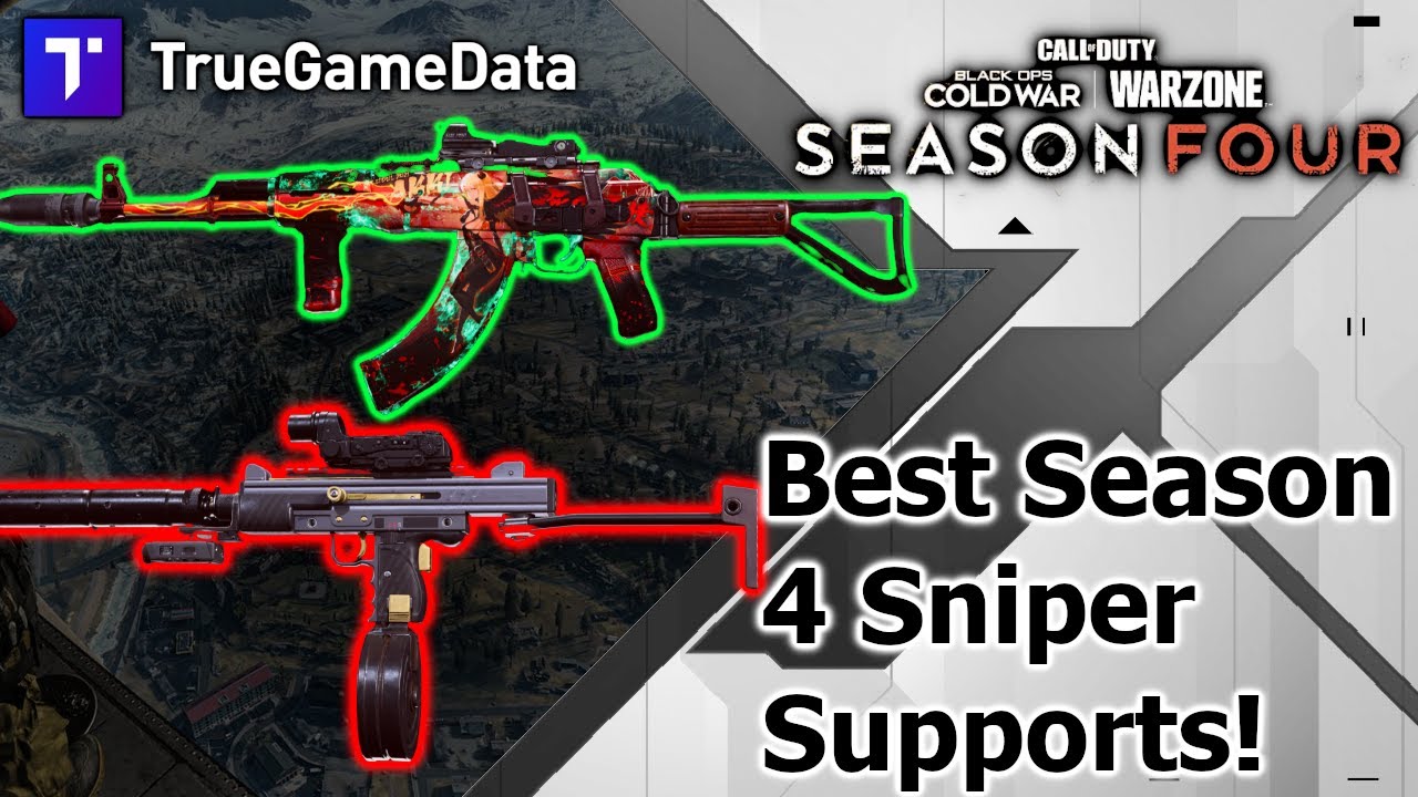 [WARZONE] Best Sniper Support Weapons and Loadouts for Season 4!