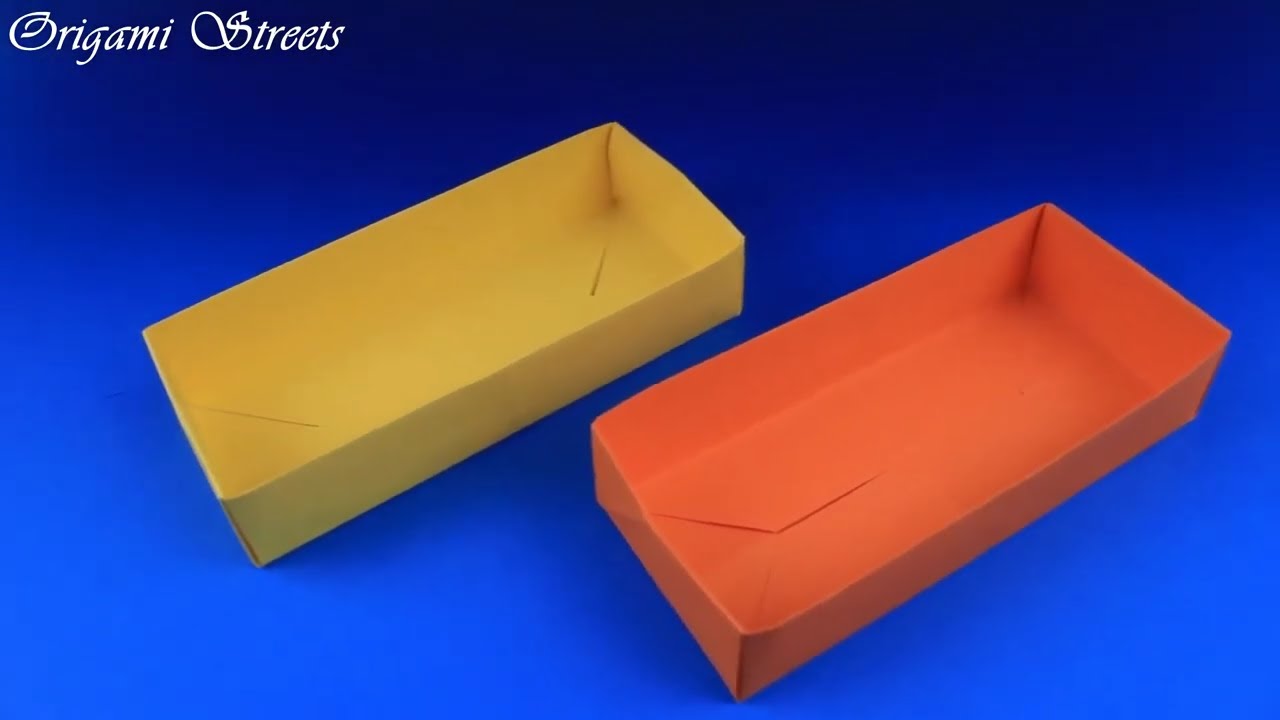 Как сделать  оригами коробку из бумаги