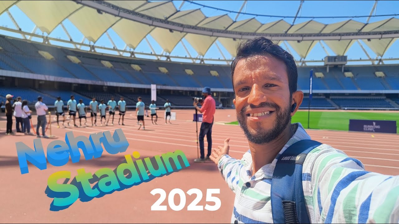 Jawaharlal Nehru Stadium Delhi // JLN Stadium // Vlog // Nehru Stadium 🏟️