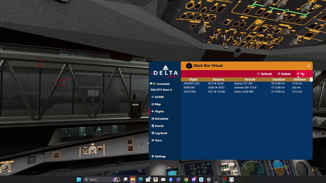 X-Plane 12 12.4 b4 Back to Basics Toliss A339 CLT/Amsterdam  Say intentions Nimbus and Orbx