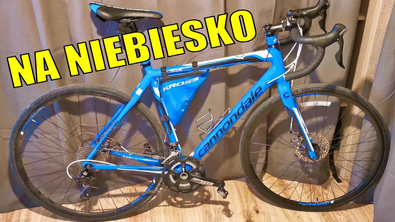 Cannondale Synapse Disc 105 rocznik 2016 z OLX. Niebieska strzała Krzysztofa!