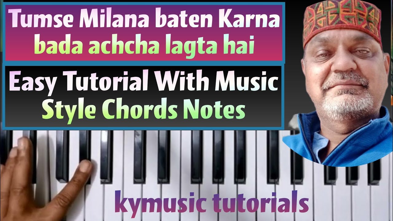 Tumse Milna Baten Karna || Paino/Keyboard Tutorial Music - Style - Notes - Chords Step by Step ||