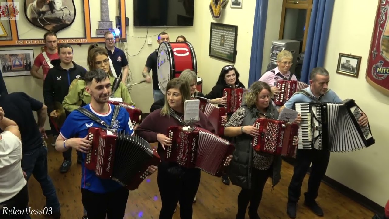 Knockloughrim Accordion (Full Clip 4K) @ Benvarden F.B.'s Indoor ~ 28/10/23 (4K)