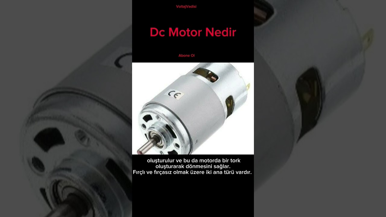 Dc Motor Nedir?