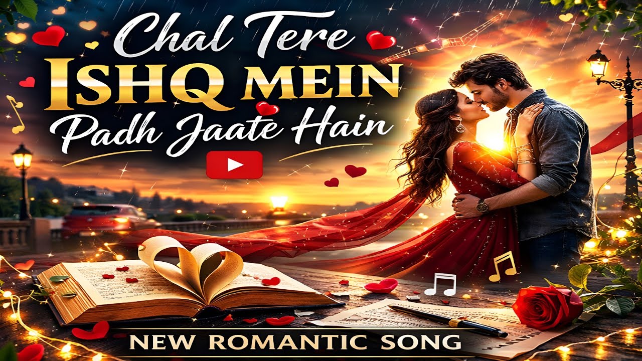 Chal Tere Ishq Mein Padh Jaate Hain 💕 | Sad Love Story Song | Latest Hindi Song #trending #chal_tere