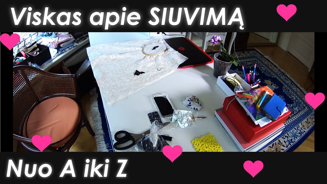 Viskas apie SIUVIMĄ: nuo A iki Z | Justes Grozio  Kanalas