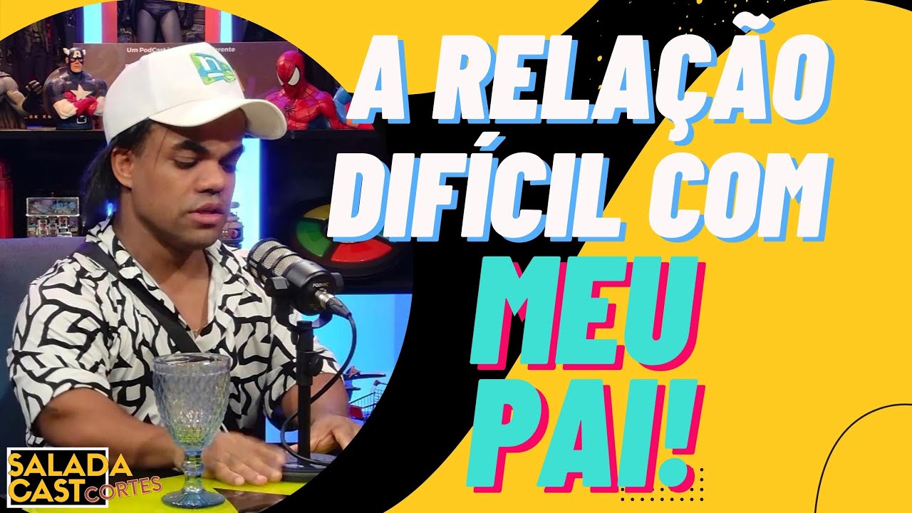 ANÃO MARQUINHOS E A RELAÇÃO COM O PAI! ✂️ SALADACAST  #podcast  #cortespodcast #podcastbrasil