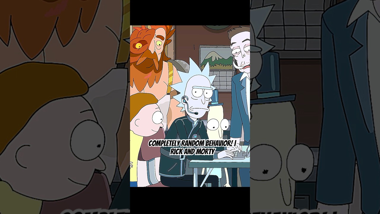 Completely Random Behavior! 🤪💥 | Rick and Morty#foryou #funny #shortvideo