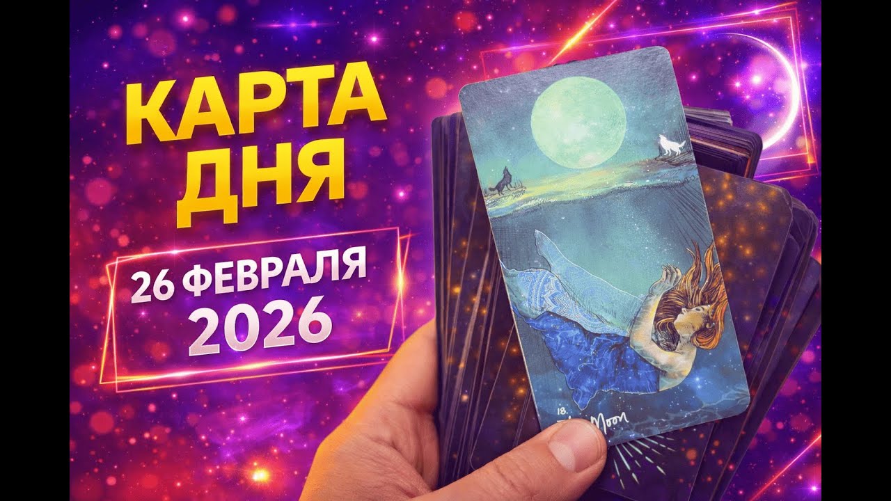 ✨ КАРТА ДНЯ 🔮 26 ФЕВРАЛЯ 2026 | Ты сильнее обстоятельств