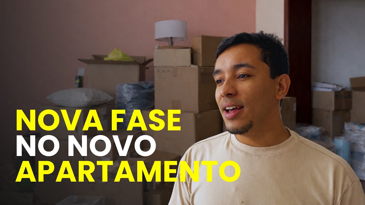 Me mudei para meu novo apartamento