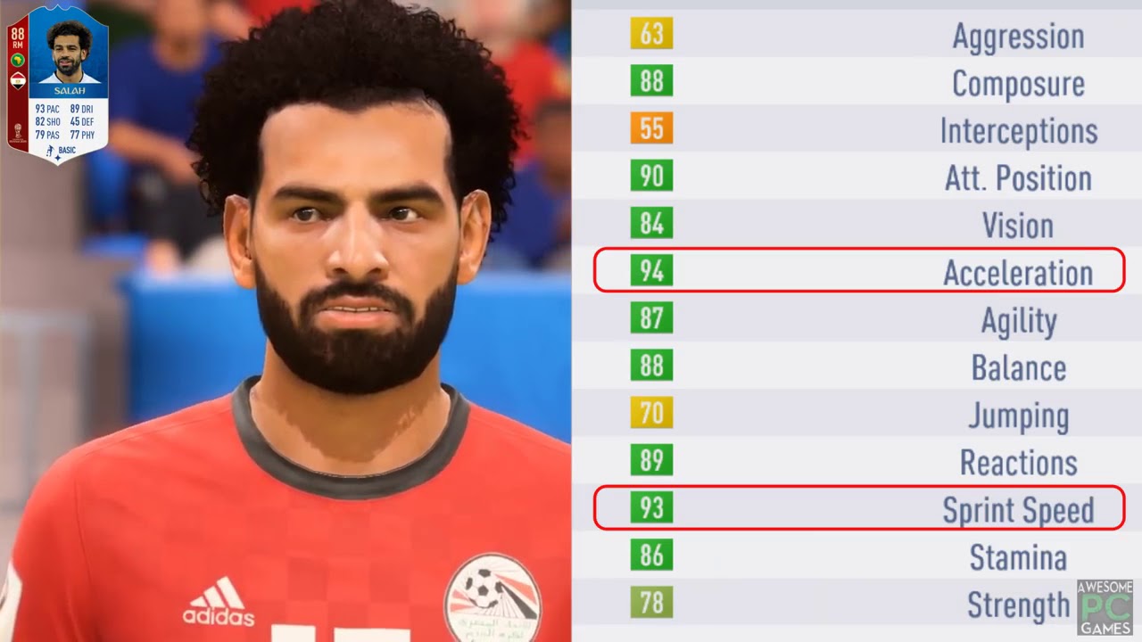 FASTEST PLAYERS IN THE WORLD CUP MODE! FIFA 18 Speed Test