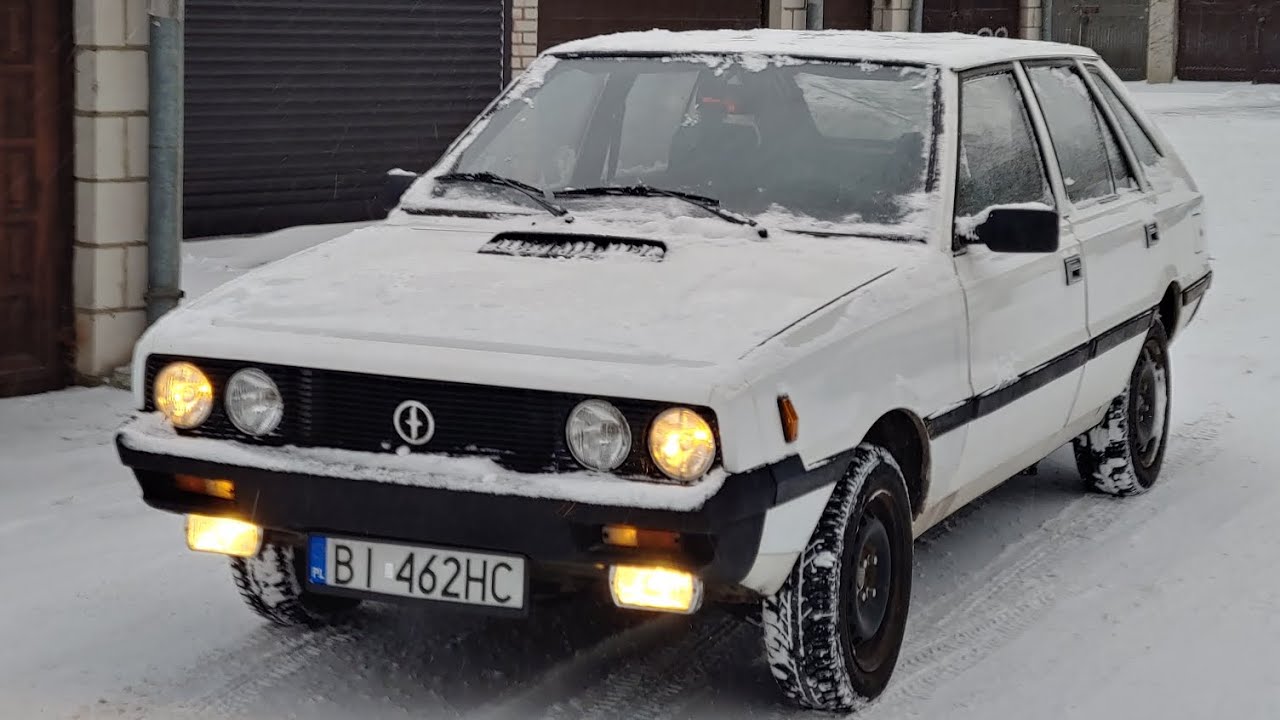 1988 FSO Polonez 1.5 SLE - Cold Start after -20°C