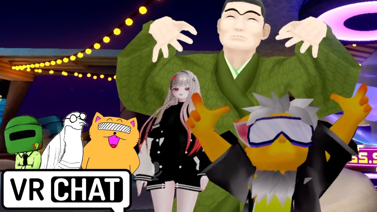 【VR】初めて3人でVRCの世界に行ったら面白過ぎたwww【つばさブロー/393/にゃんこらす】