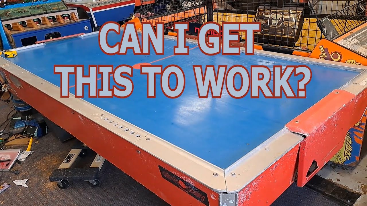 1973 Brunswick Air Hockey Table Repair - PART ONE