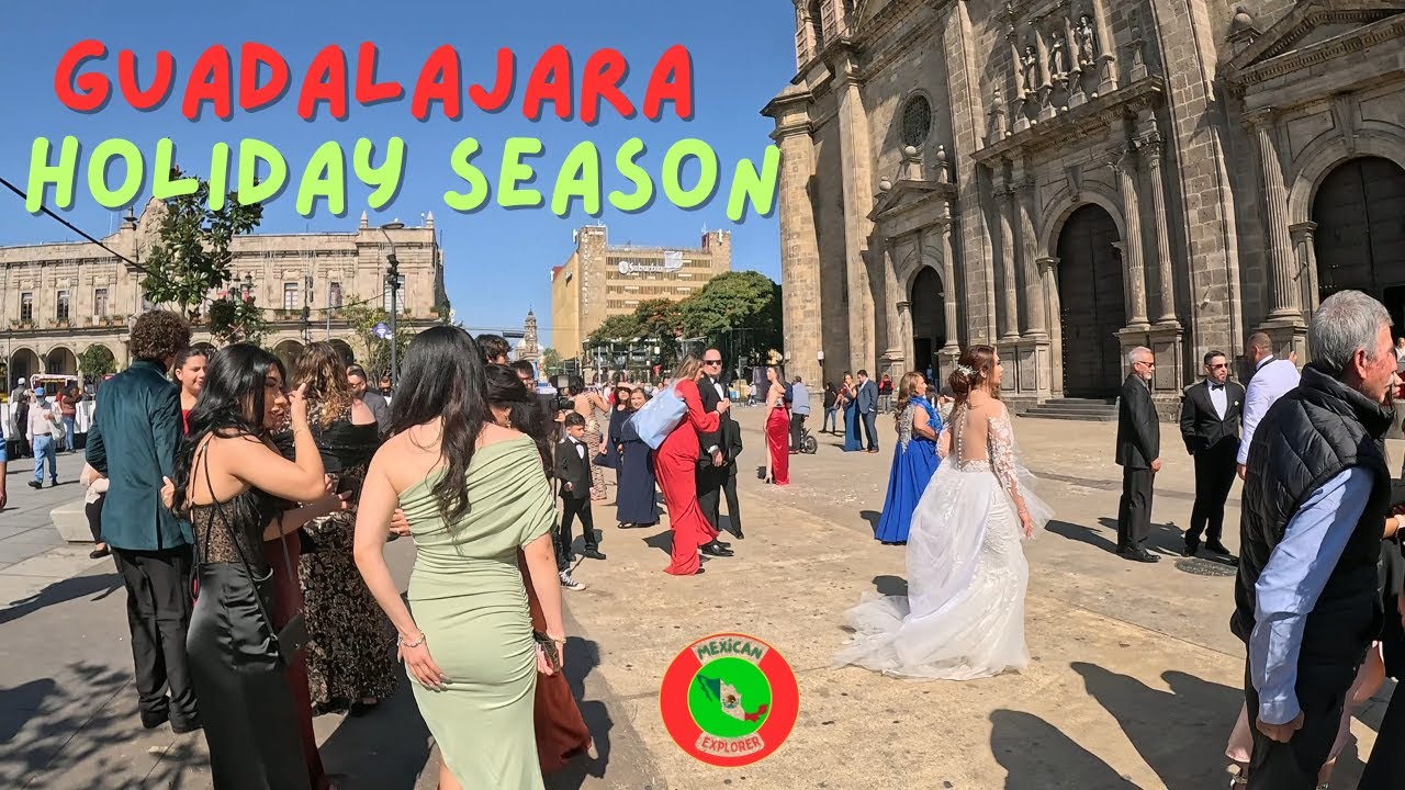 Guadalajara Holiday season 4K Walking Tour