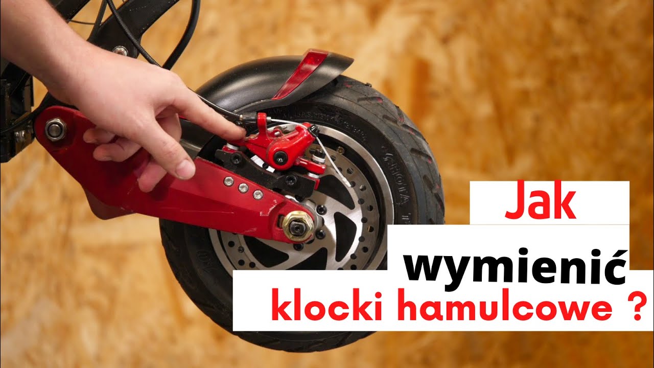 Jak wymienić klocki hamulcowe w hulajnodze elektrycznej Techlife X7/X7S/X8/X9? | MOBI || Mobiway.pl