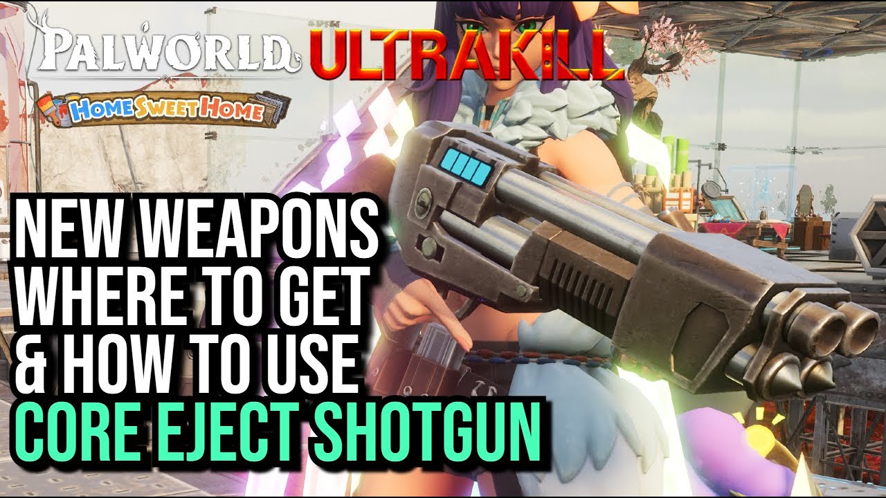 Core Eject Shotgun Showcase - Palworld v0.7 Ultrakill