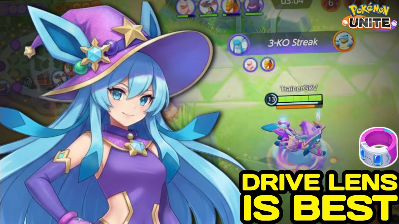 136K Glaceon 🥶 Drive Lens is the best ITEM for Special Attackers | Pokemon Unite - NINZA PLAYS