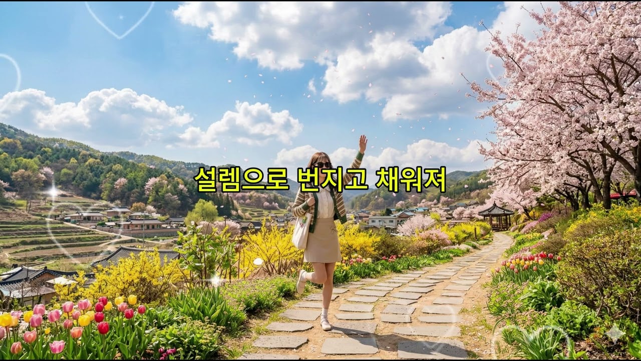 연분홍스케치#봄이왔나봐 #따뜻해 #행복해 #새로운시작 #희망 #힐링 #꿈꾸는듯한 #추억 #나들이그램 #봄소풍#AI노래