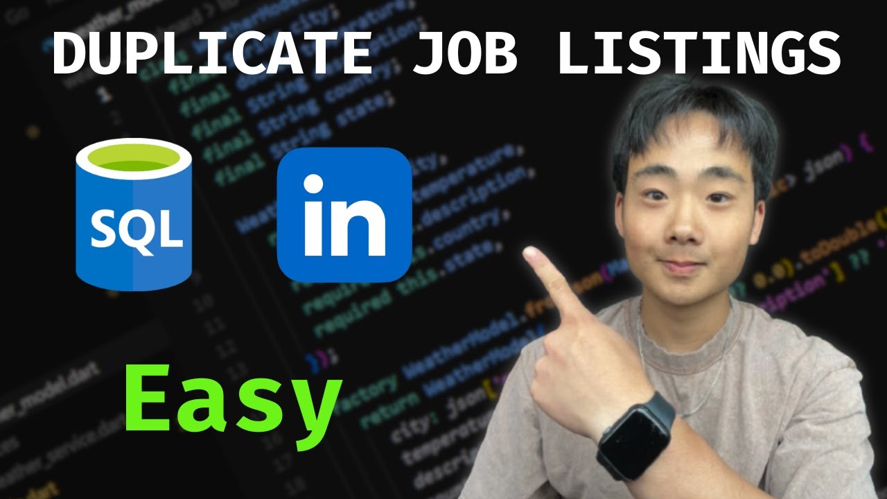 SQL-собеседование в LinkedIn: дубликаты вакансий