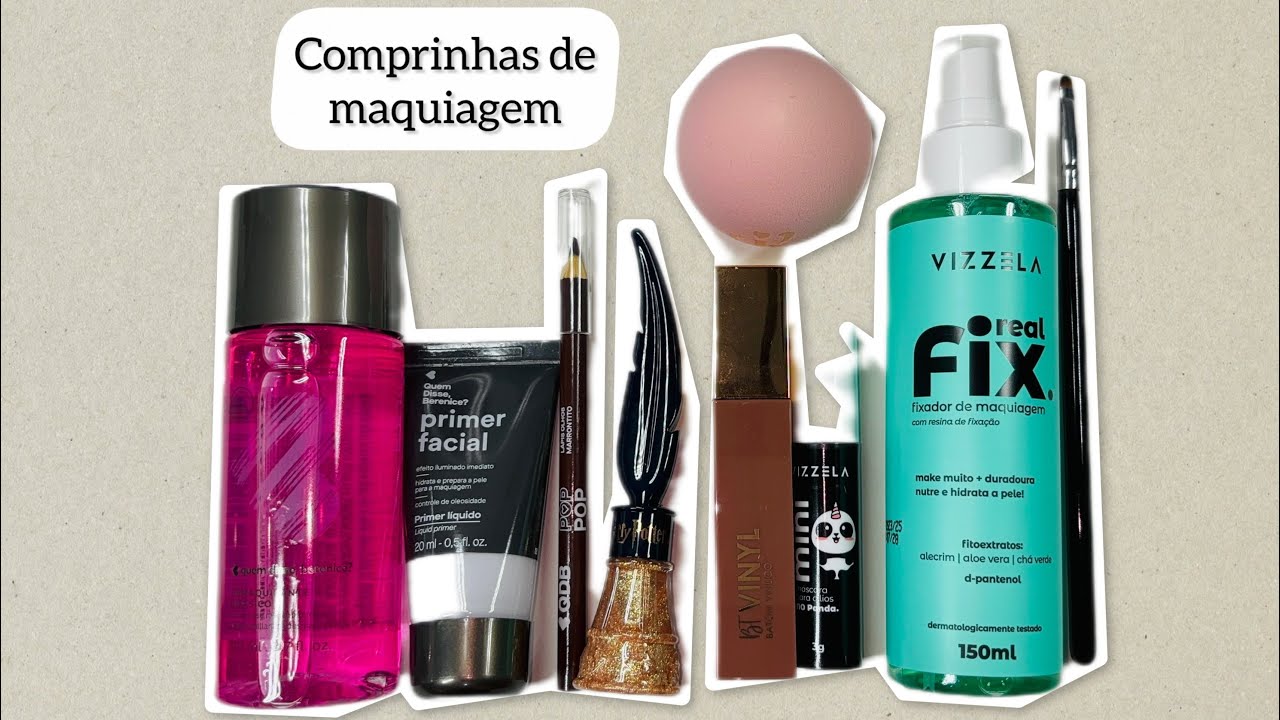 Comprinhas de maquiagem 