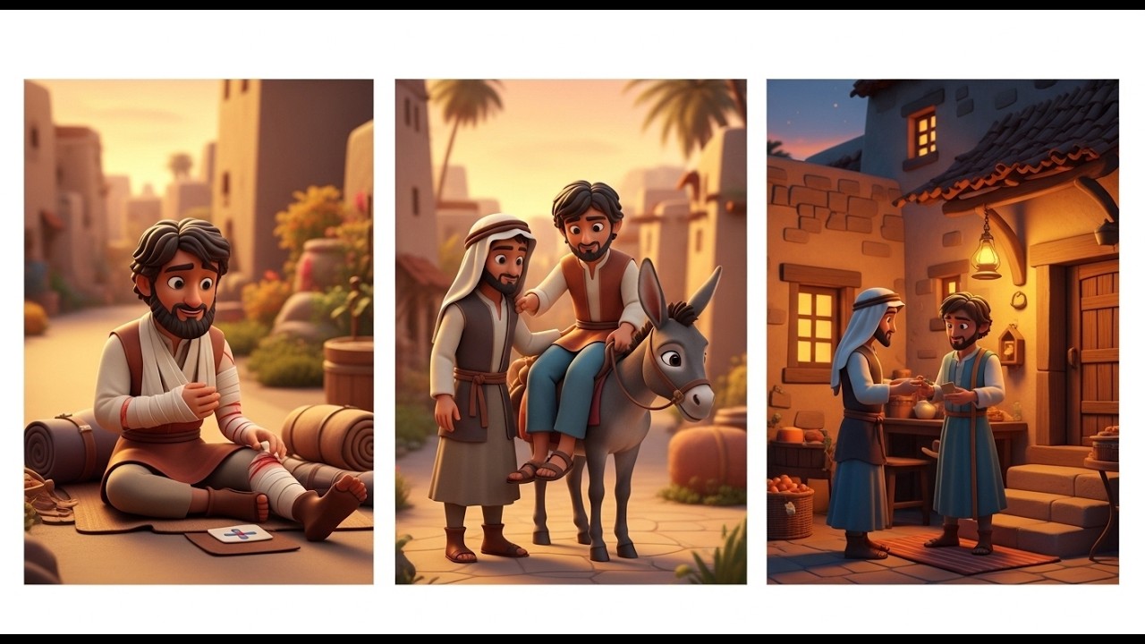 ✨ THE GOOD SAMARITAN: The Power of Kindness | Bible Stories for Children ✨|Ai Animated Video